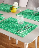 kate spade new york the Loop Placemats Reversible 4 Pack Set, 13" x 19"