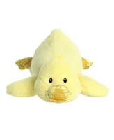 Aurora Large Duck Snoozles Laid-back Plush Toy Yellow 19"