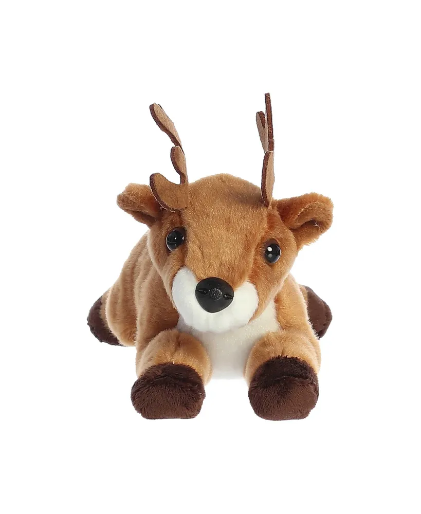Aurora Small Deer Mini Flopsie Adorable Plush Toy Brown 8"