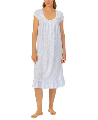 Eileen West Women's Cap-Sleeve Waltz Nightgown