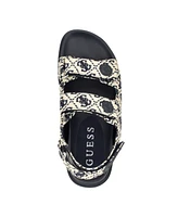 Guess Women's Fadey Slingback Strap Flat Open Toe Sandals