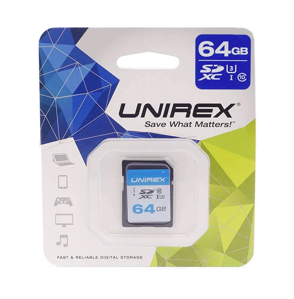Unirex Full Size Sd Card 64GB