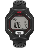 Timex Ufc Men's Spark Digital Black Polyurethane Watch, 46mm