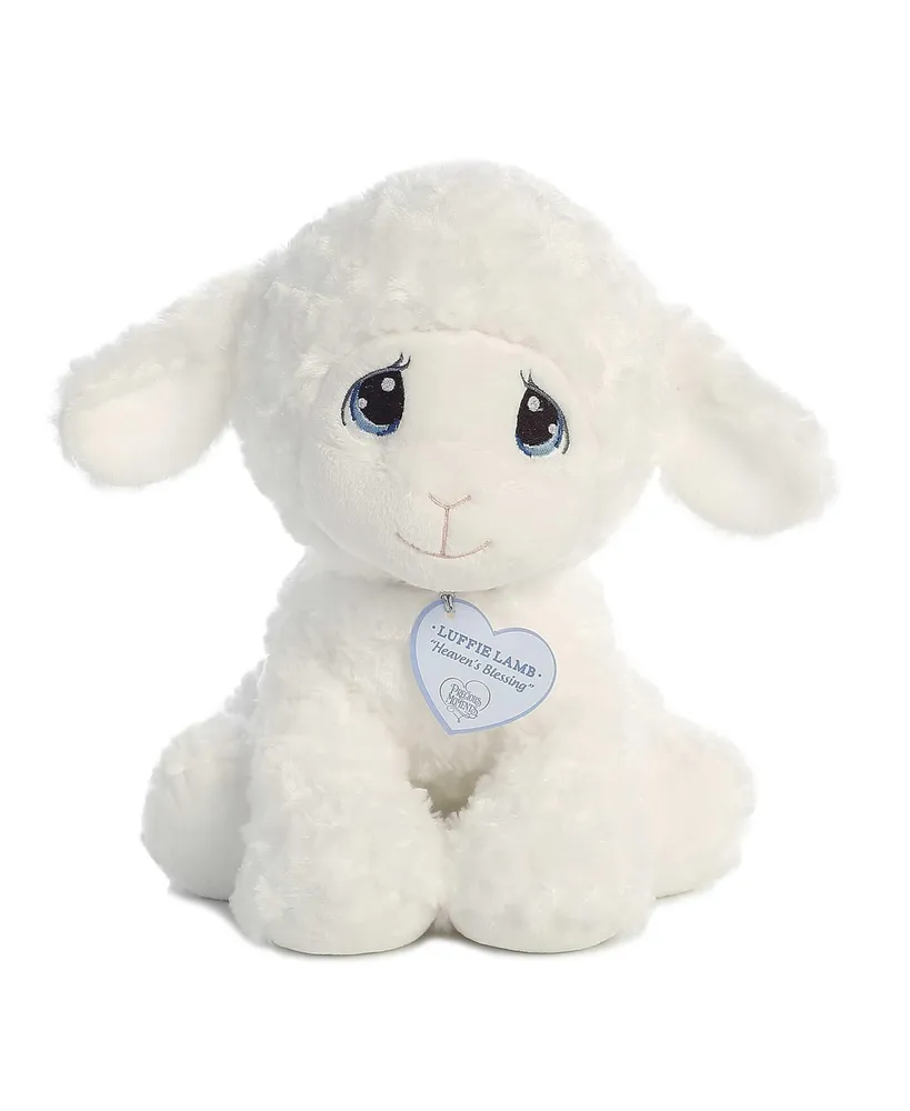 Aurora Medium Luffie Lamb Precious Moments Inspirational Plush Toy White 10"