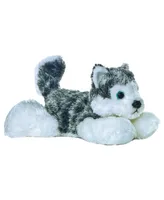 Aurora Small Mush Flopsie Adorable Plush Toy Gray 8"