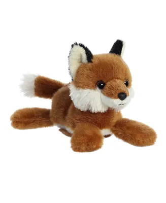 Aurora Small Maple Fox Shoulderkins Adorable Plush Toy Brown 6"