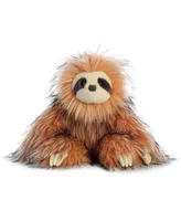 Aurora Large Skyler Sloth Luxe Boutique Exquisite Plush Toy Orange 15"