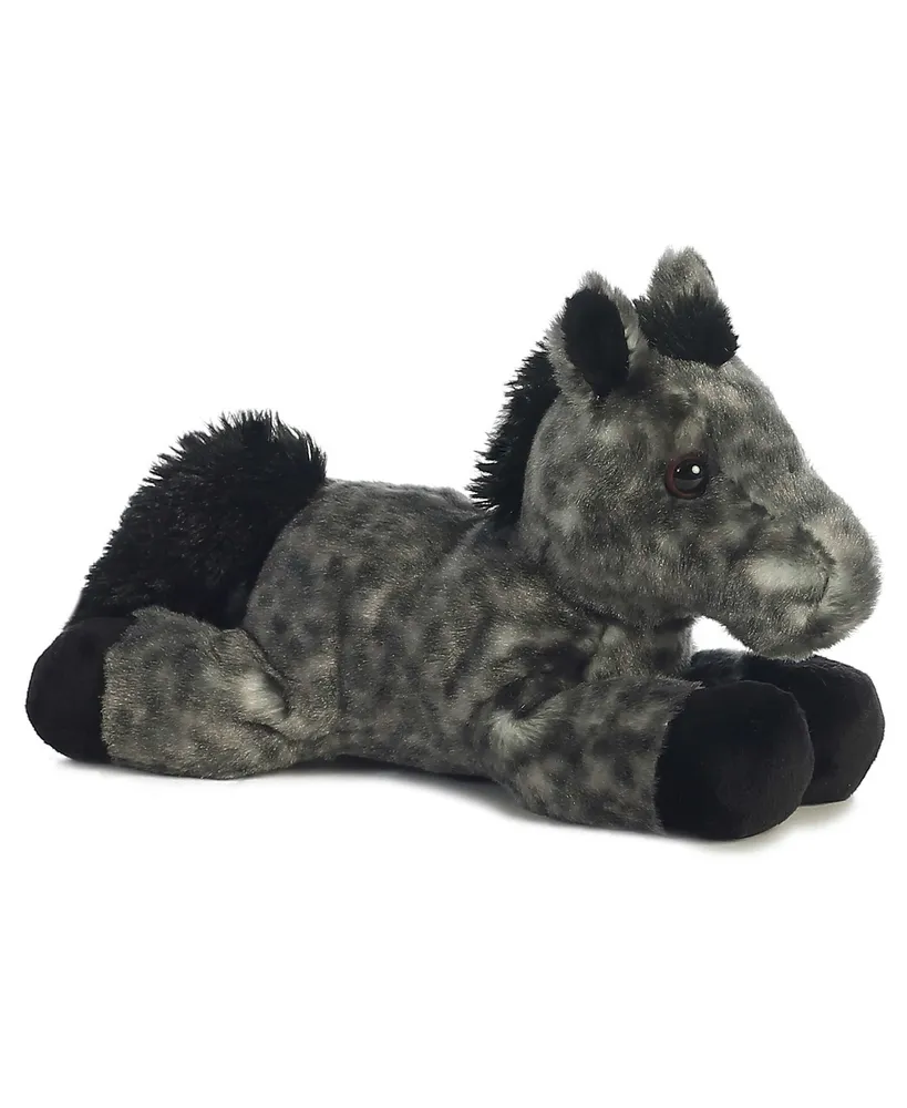 Aurora Small Storm Mini Flopsie Adorable Plush Toy Gray 8"