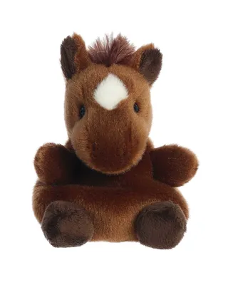Aurora Mini Truffle Brown Horse Palm Pals Adorable Plush Toy Brown 5"