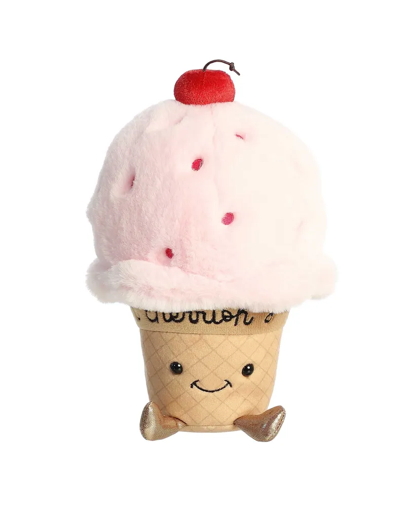 Aurora Small I Cherrish You Ice Cream Just Sayin' Witty Plush Toy Pink 9"