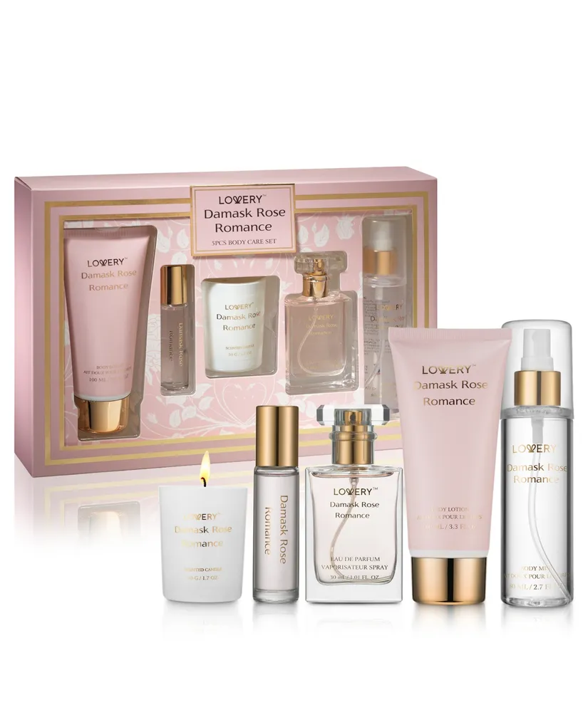 Lovery 5-Pc. Damask Rose Romance Body Care Set