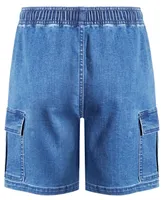 Epic Threads Toddler and Little Boys Drawstring Denim Cargo Shorts, Created for Macy's