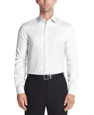 Michael Kors Men's Regular Fit Airsoft Stretch Ultra Wrinkle Free Dress Shirt