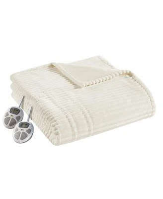 Serta Corded Plush Heated Blanket