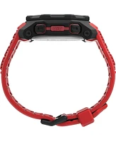 Timex Ufc Men's Knockout Digital Red Polyurethane Watch, 48mm