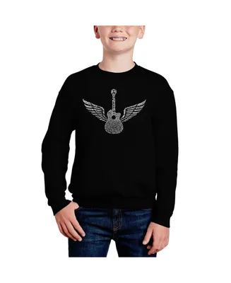 La Pop Art Boys Amazing Grace Word Crewneck Sweatshirt