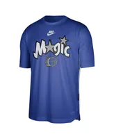 Men's Nike Blue Orlando Magic Hardwood Classics 2023/24 Classic Edition Performance Pregame Shooting T-shirt