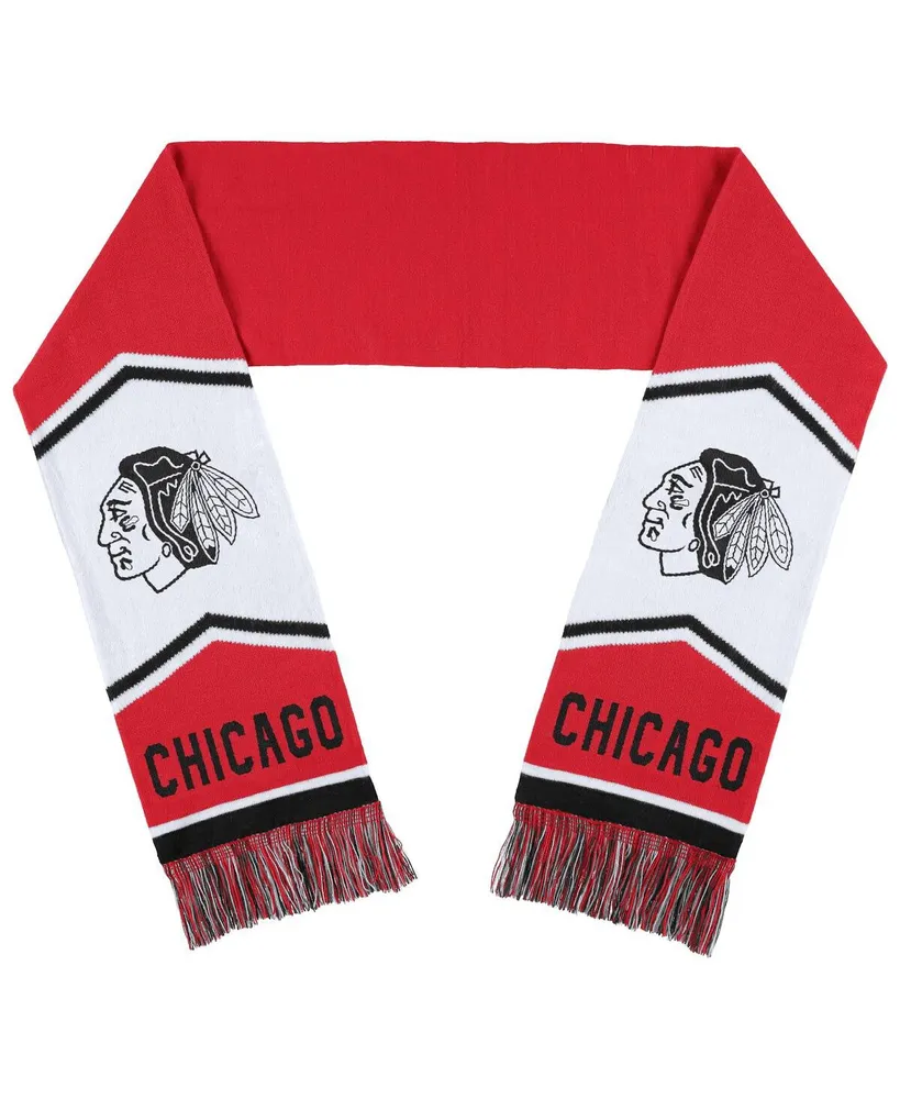 Women's Wear by Erin Andrews Chicago Blackhawks Jacquard Stripe Scarf