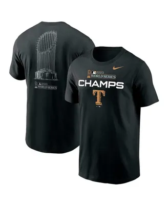 Men's Nike Black Texas Rangers 2023 World Series Champions Trophy T-shirt