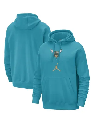 Men's Nike Teal Charlotte Hornets 2023/24 City Edition Essential Club Pullover Hoodie