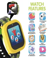 Playzoom V3 Boys Black and Yellow Silicone Smartwatch 42mm Gift Set