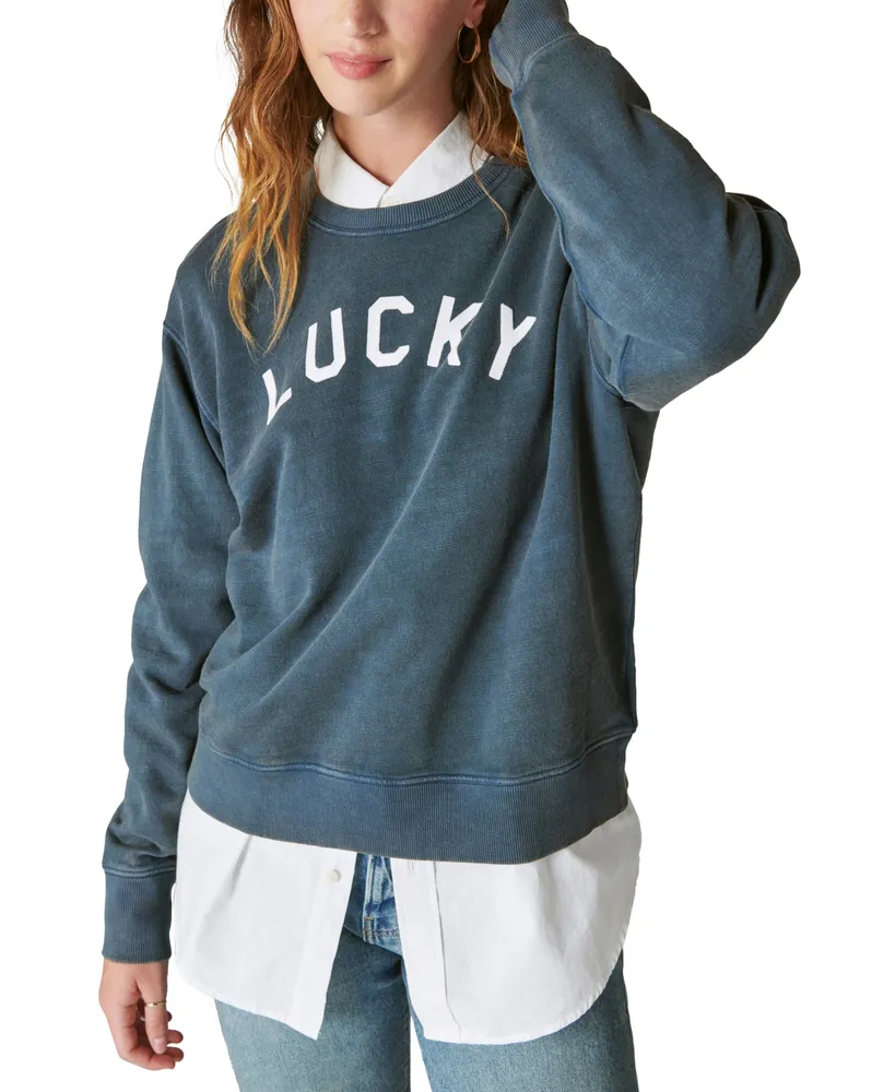 Buy Lucky Brand Girl's Long Sleeve Zip Up Hoody Hooded Sweatshirt