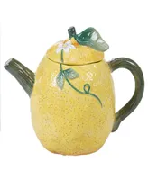 Certified International Citron 3-d Lemon Teapot