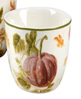 Certified International Autumn Harvest Ice Cream Bowl, Set of 4