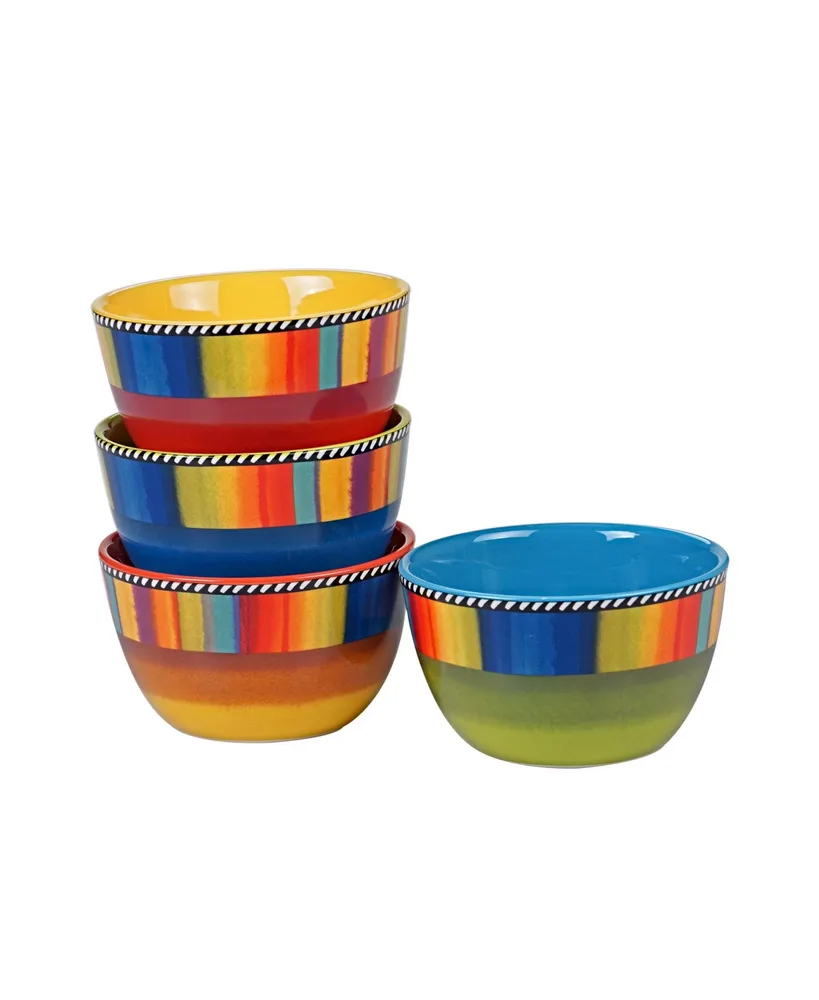 Certified International Sierra 4-Pc. Ice Cream Bowls asst.