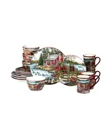 Lake Retreat Set of 4 Ice Cream Bowl