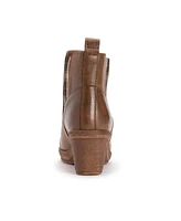 Muk Luks Women's England Oxford Wedge Booties