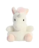 Aurora Mini Sassy Unicorn Palm Pals Adorable Plush Toy White 5"