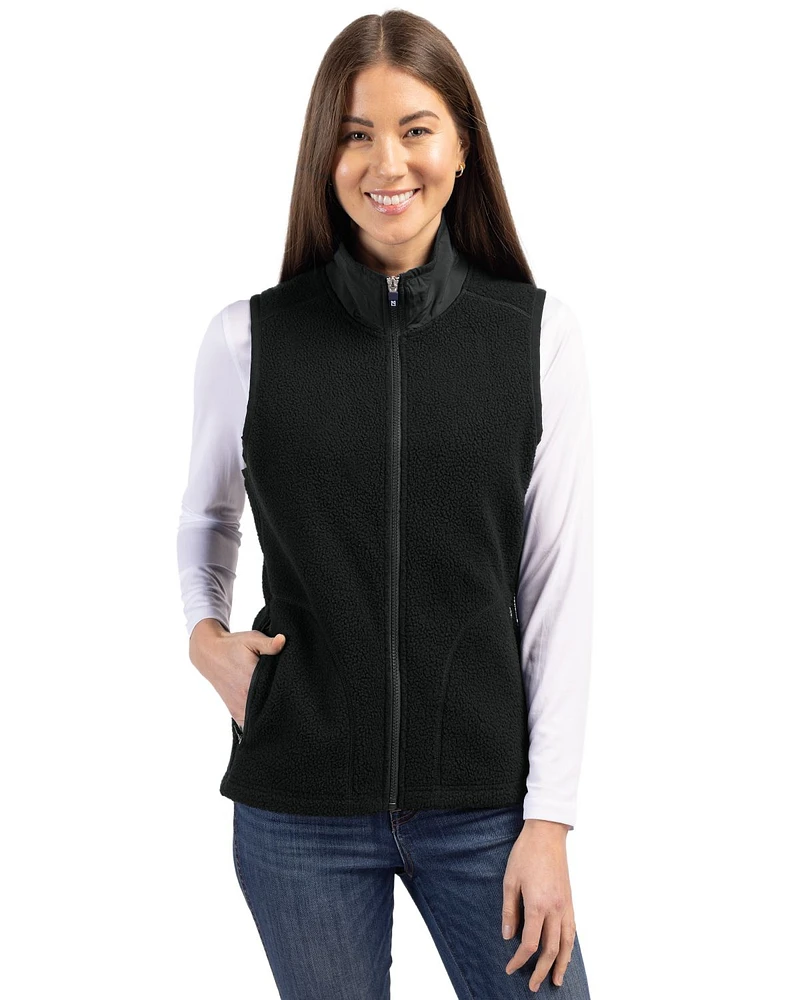 CutterBuck Women's Cutter & Buck Cascade Eco Sherpa Fleece Vest