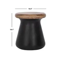 Button Concrete Accent Stool