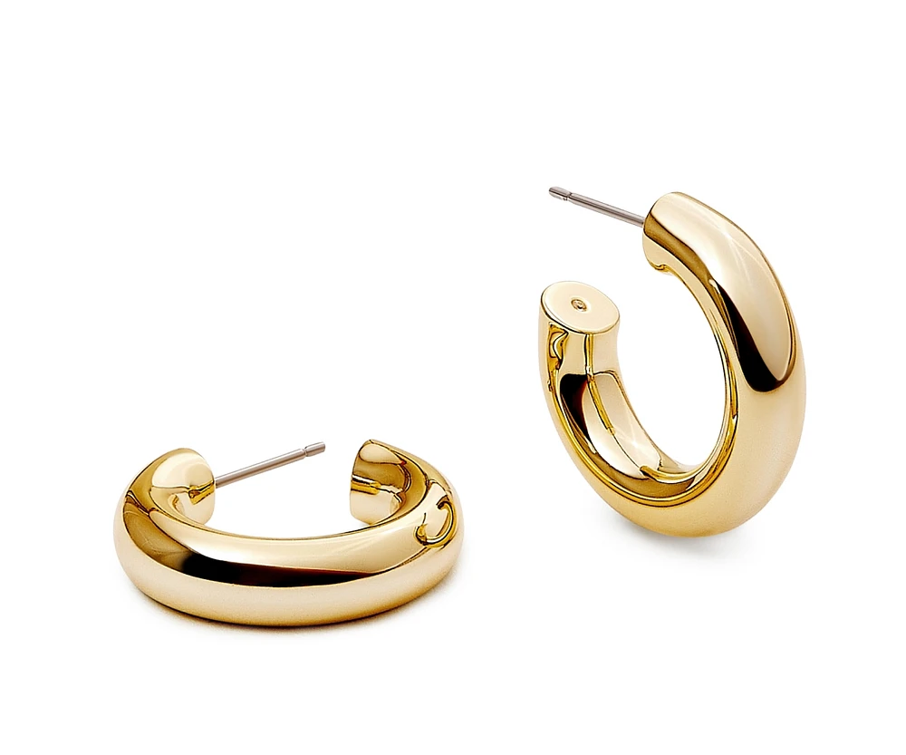 Ana Luisa Small Gold Hoop Earrings - Tia Mini