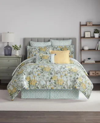 Waverly Mudan Floral 4-Pc. Comforter Set