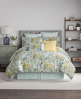 Waverly Mudan Floral 4-Pc. Comforter Set, King