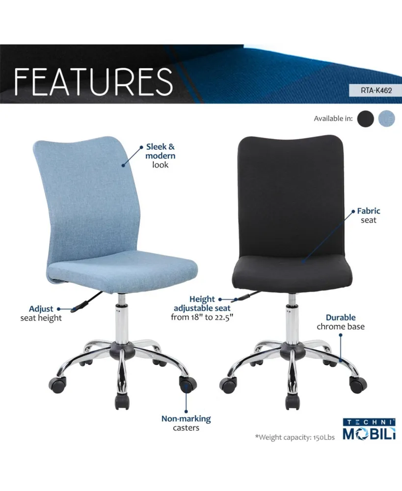 Simplie Fun Modern Armless Task Chair