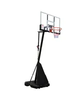 7.5ft - 10ft Height-Adjustable Portable Basketball Hoop