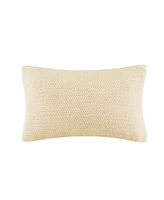 Ink+Ivy Bree Chunky-Knit Decorative Pillow Cover, 12" x 20"