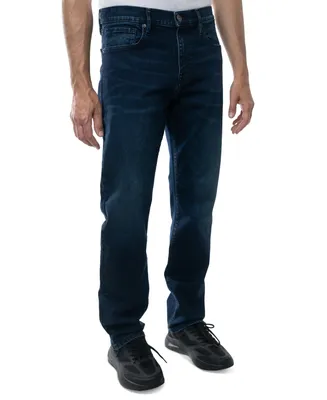 Lazer Men's Straight-Fit Stretch Jeans