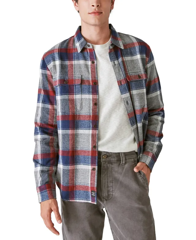 Lucky Brand Plaid Workwear Cloud Soft Long Sleeve Flannel