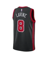 Men's and Women's Nike Zach LaVine Black Chicago Bulls 2023/24 Swingman Jersey - City Edition