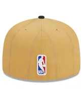 Men's New Era Gold, Black Toronto Raptors 2023/24 City Edition 59FIFTY Fitted Hat