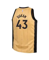 Big Boys Nike Pascal Siakam Gold Toronto Raptors 2023/24 Swingman Replica Jersey - City Edition