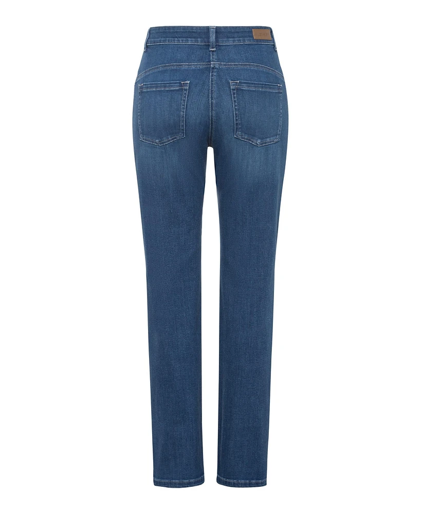 Olsen Women's Lisa Fit Straight Leg Power Stretch Jeans