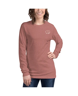 Ivory Ella Radiant Paisley Woman's Long Sleeve T-Shirt