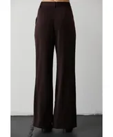 Women's Neveah Silky Wide Leg Trousers