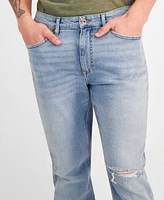 Sun + Stone Men's Horizon Athletic Slim Fit Ripped Jeans, Created for Macy's