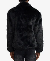 Reason Men's Faux Fur Full Zip Jacket